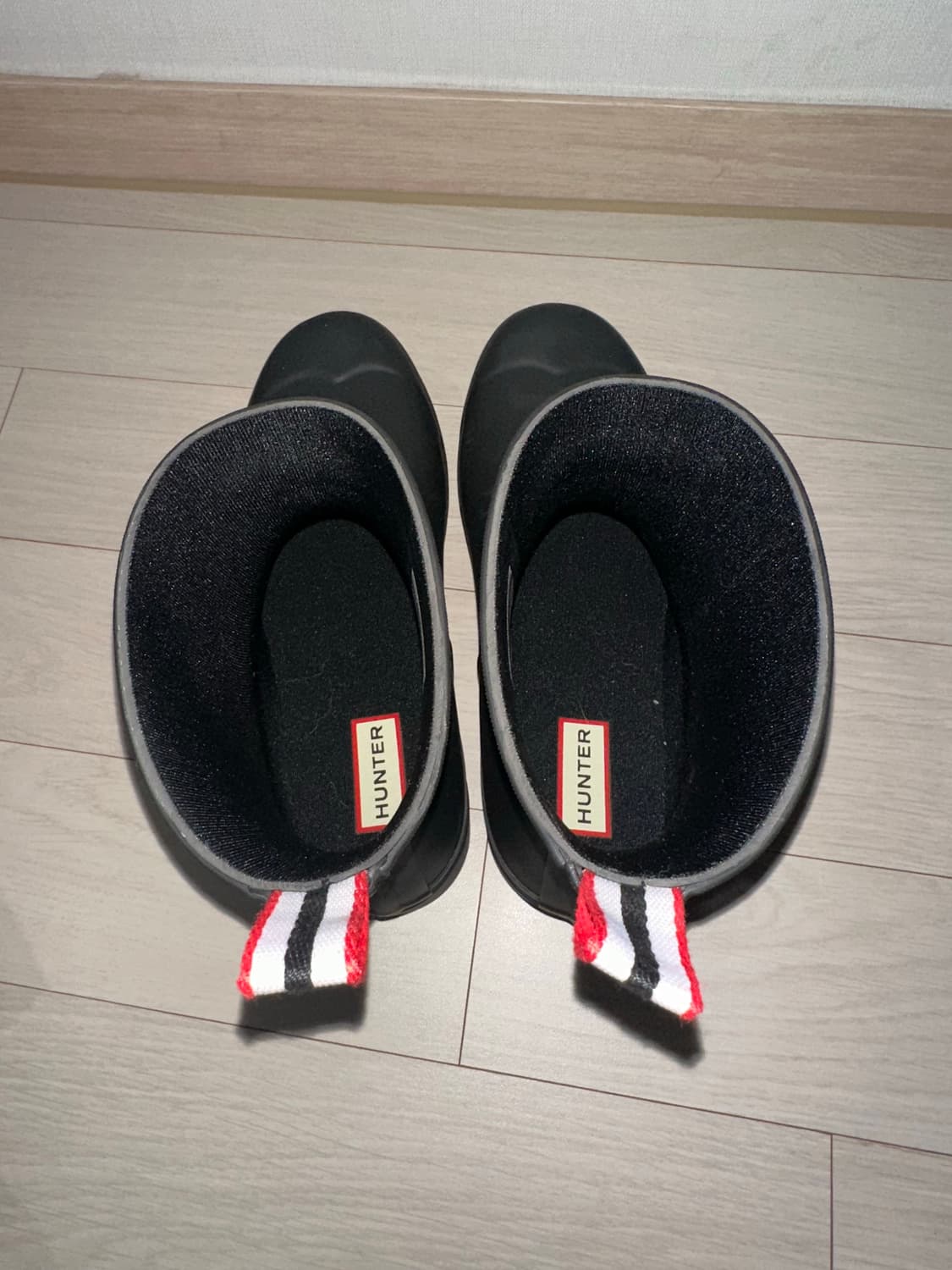 (240) 헌터 쇼트 레인 부츠 블랙 상품이미지5