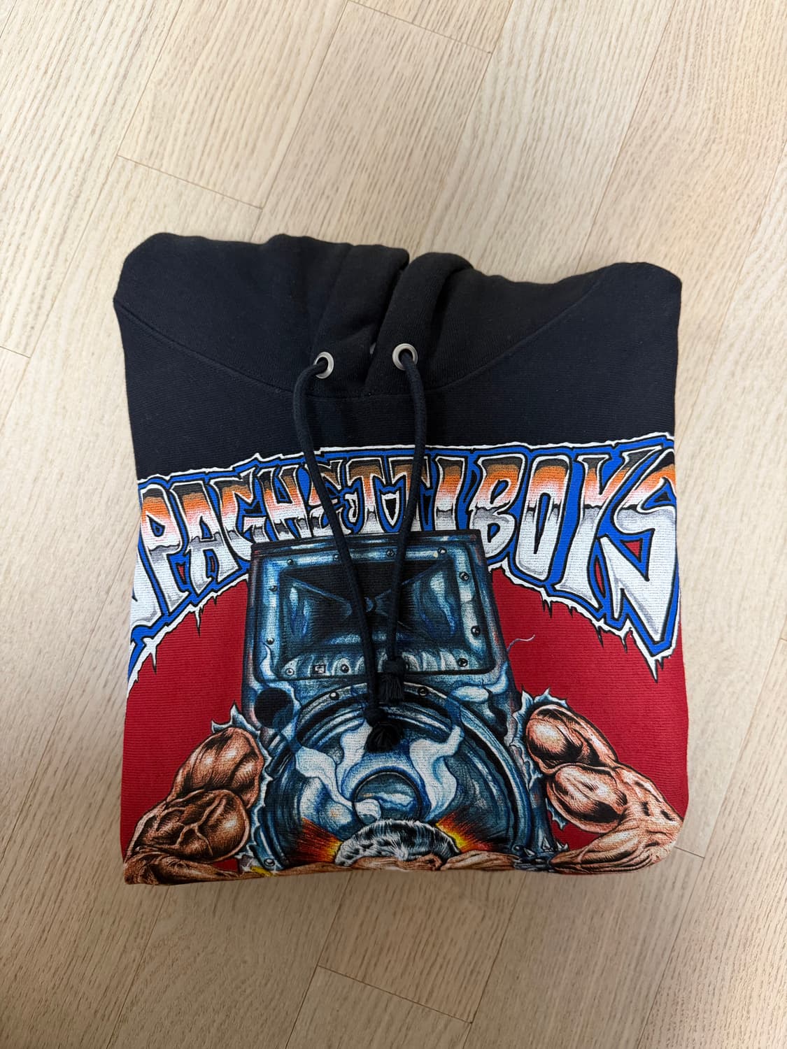 (XL) 제리로렌조 스파게티보이즈 챔피온 후드 블랙 상품이미지9