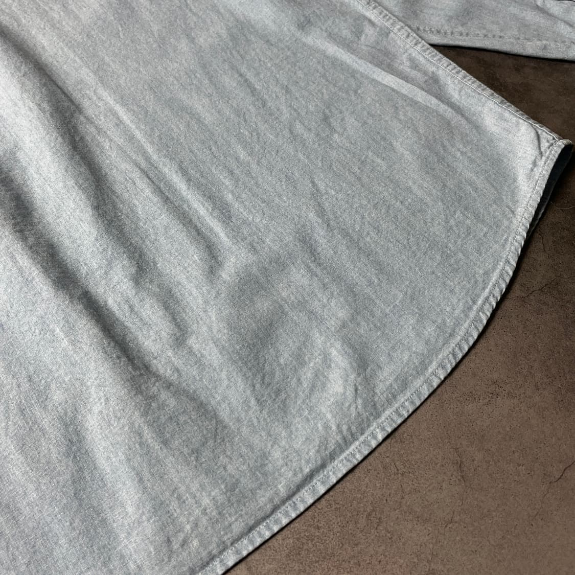 MUNSINGWEAR 먼싱웨어 빈티지 코튼 데님 셔츠 A00604 상품이미지7