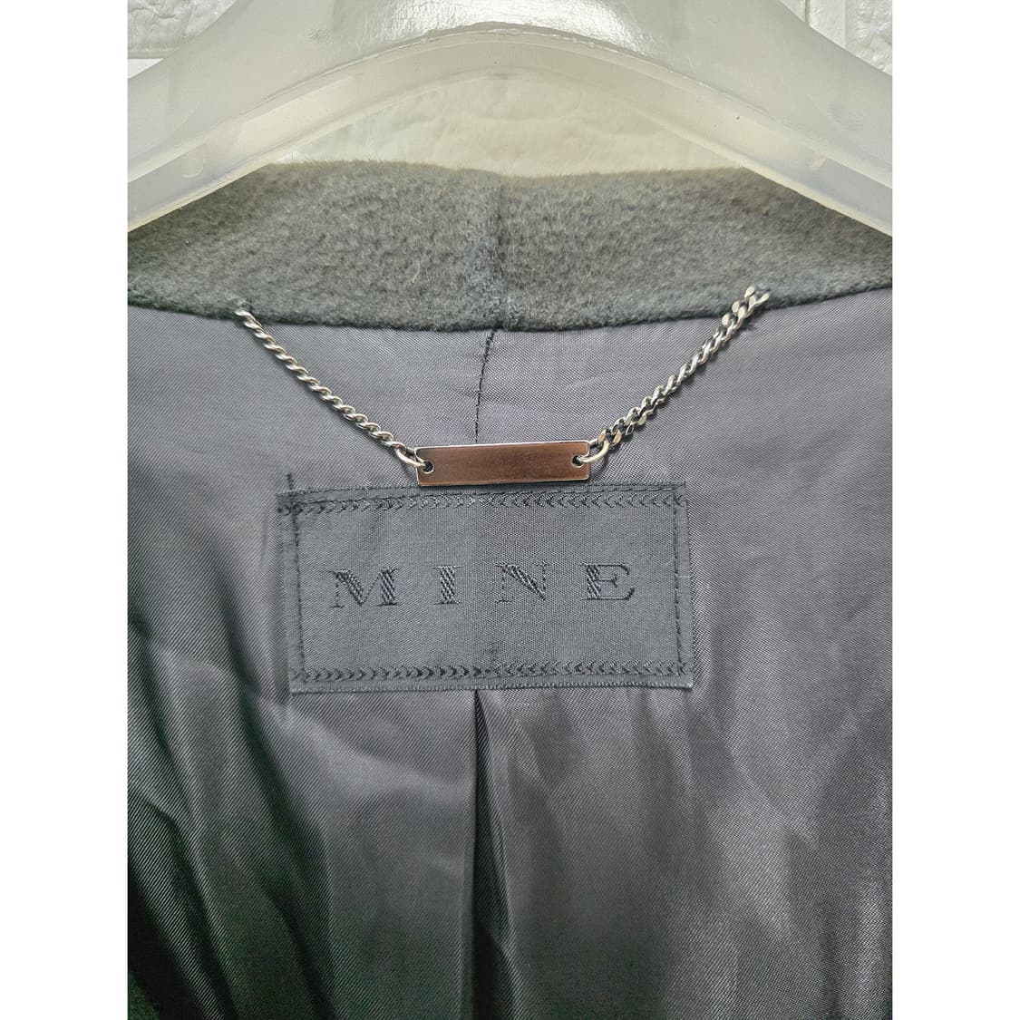 택포// 한섬 마인 MINE 롱 코트 M 상품이미지2