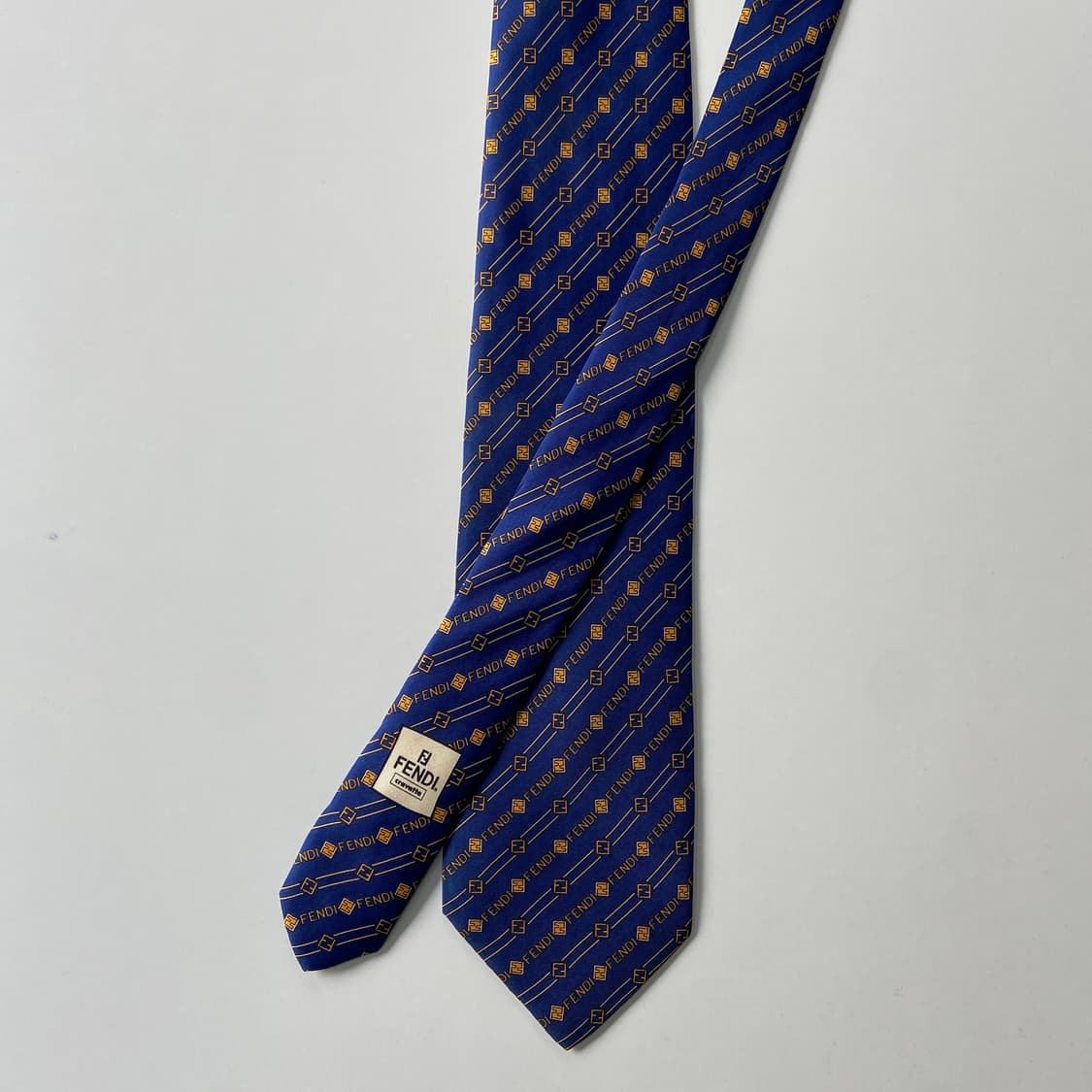 펜디 (FENDI) 영문모노그램 정품 명품 넥타이 상품이미지1