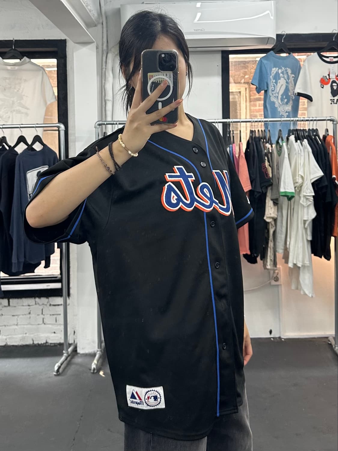 마제스틱 뉴욕 메츠 베이스볼 져지 상품이미지4