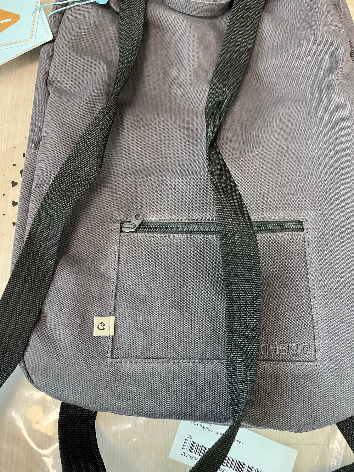 코이세이오 가방 COY BACKPACK PURPLE GREY 상품이미지3