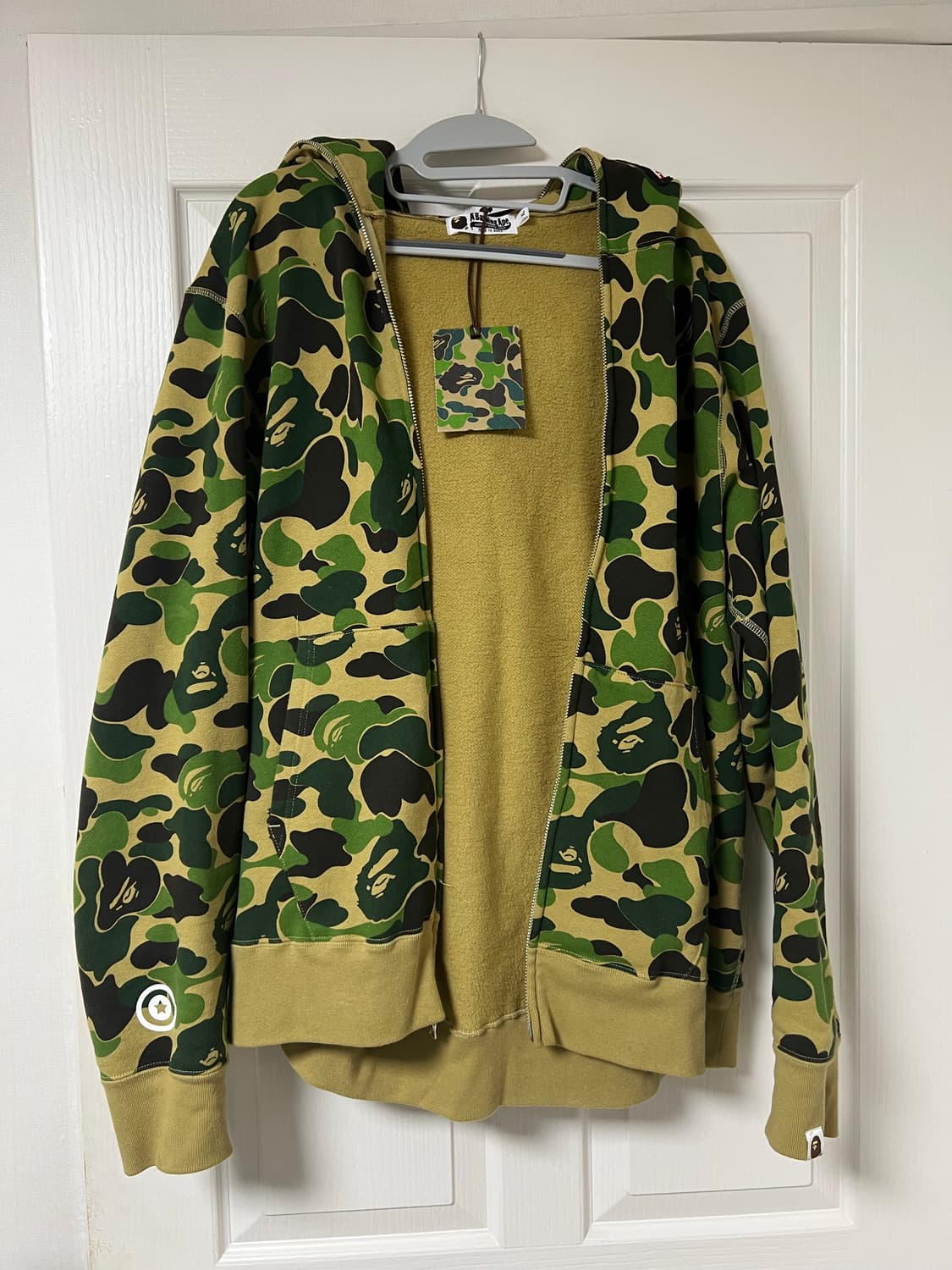 베이프 녹계 xl 실착 3회 상품이미지4