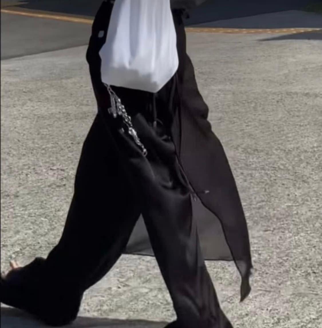 트리밍버드 시스루 스트랩 랩 팬츠 상품이미지3