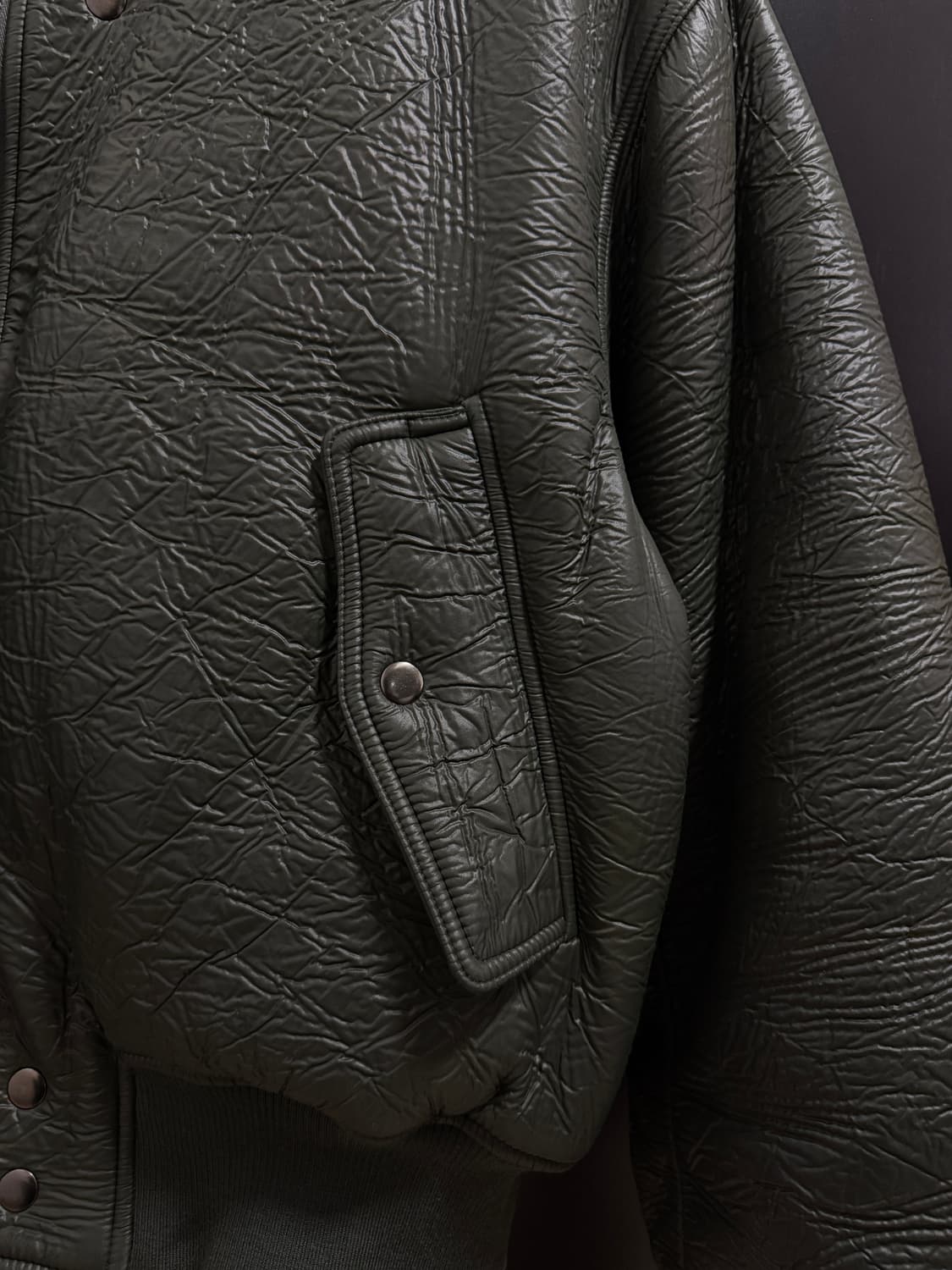 드리스반노튼 크링클 봄버 / L사이즈 상품이미지3