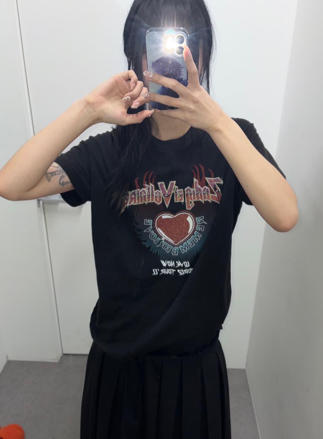 쟈딕앤볼테르 프린팅 반팔티 상품이미지5