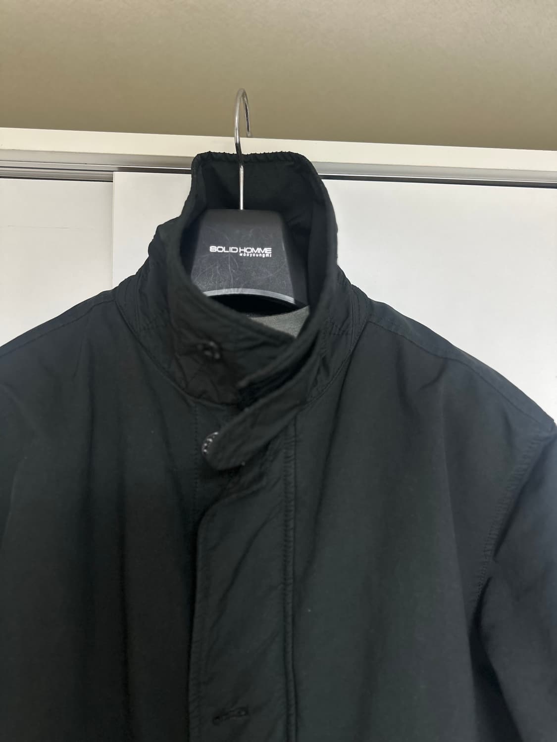 스톤아일랜드 블랙 코트 771570549 V0029  XL 실측기재 상품이미지3