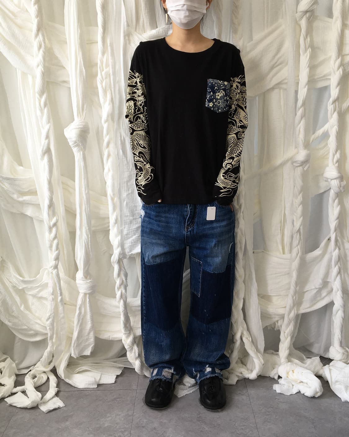 Oriental printing sleeve 상품이미지1