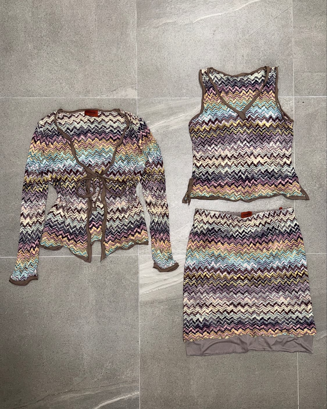 Missoni mute rainbow three pieces setup 상품이미지1