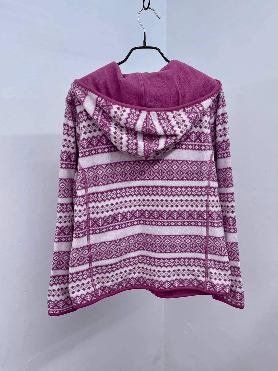 니혼진 핑크 노르딕 플리스 집업 상품이미지7