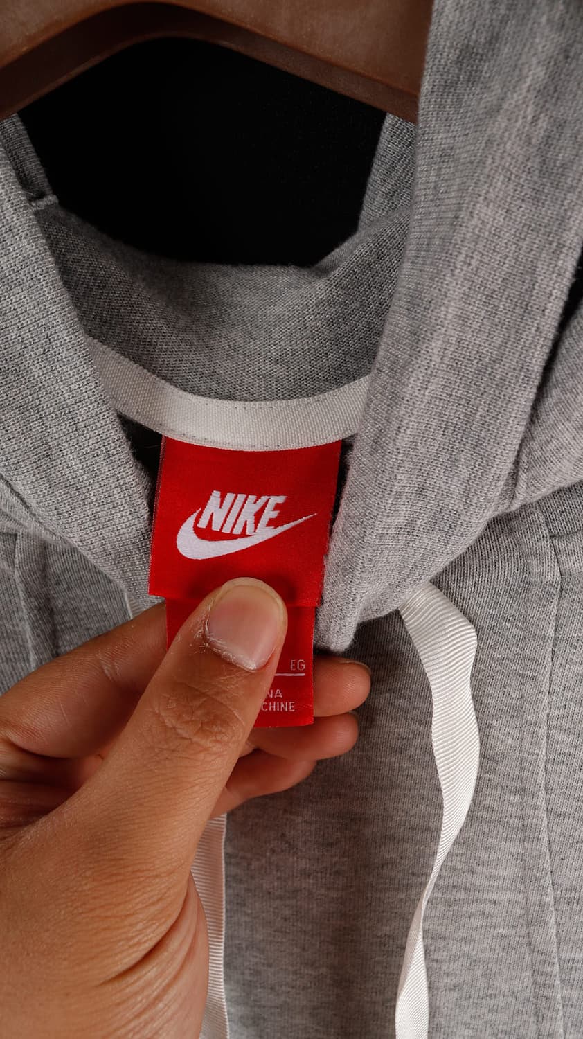 나이키 오벗핏 회색후드 상품이미지2