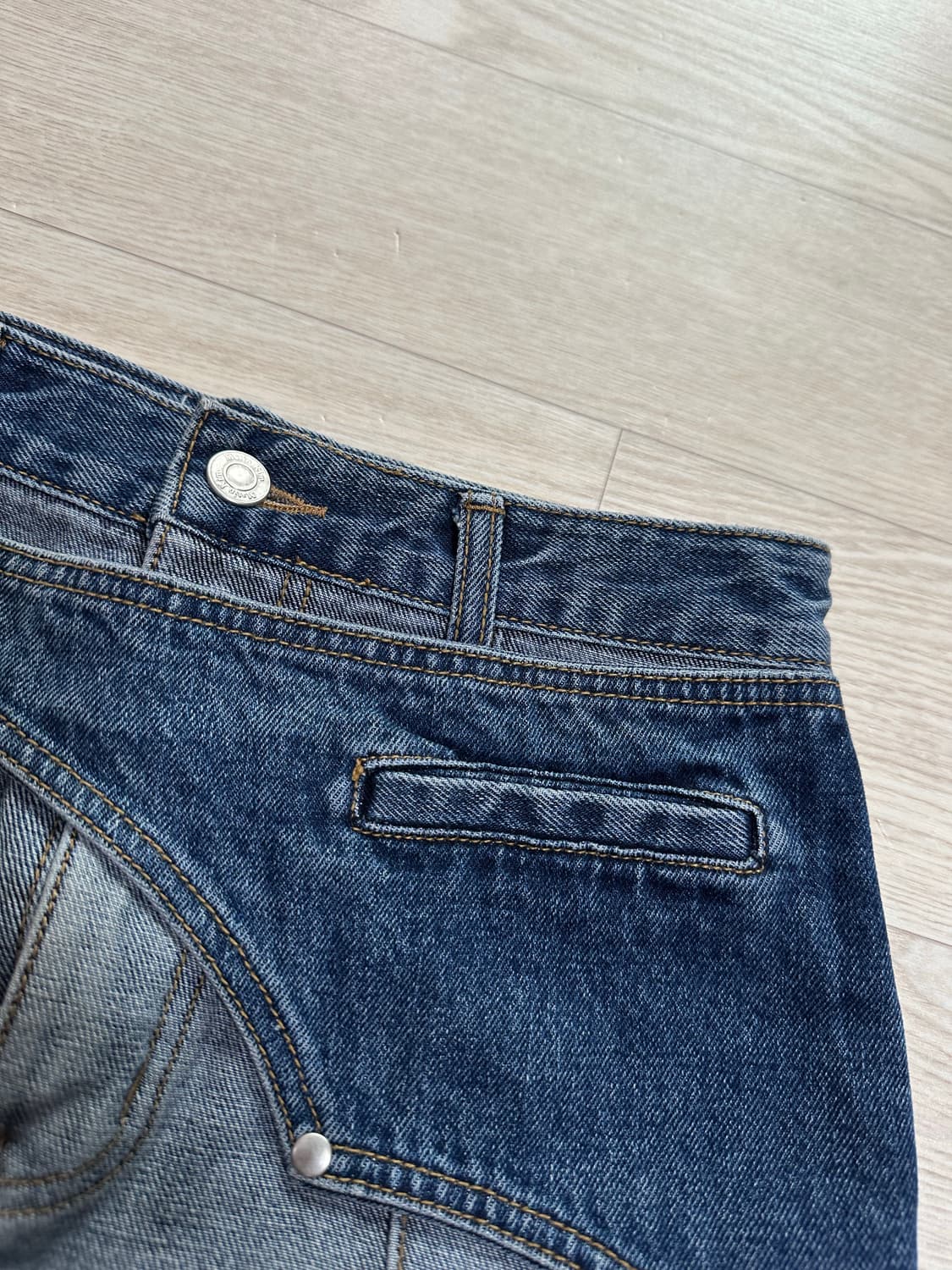 마뗑킴 데님 스커트 상품이미지6