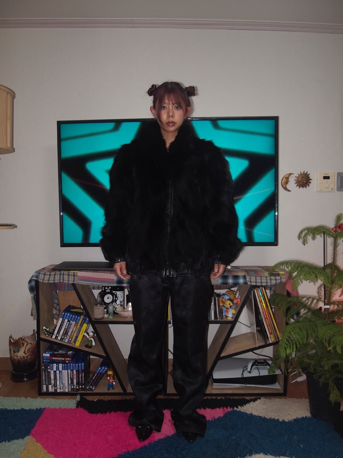 SALVATORE FERRAGAMO 모노그램 팬츠 상품이미지5