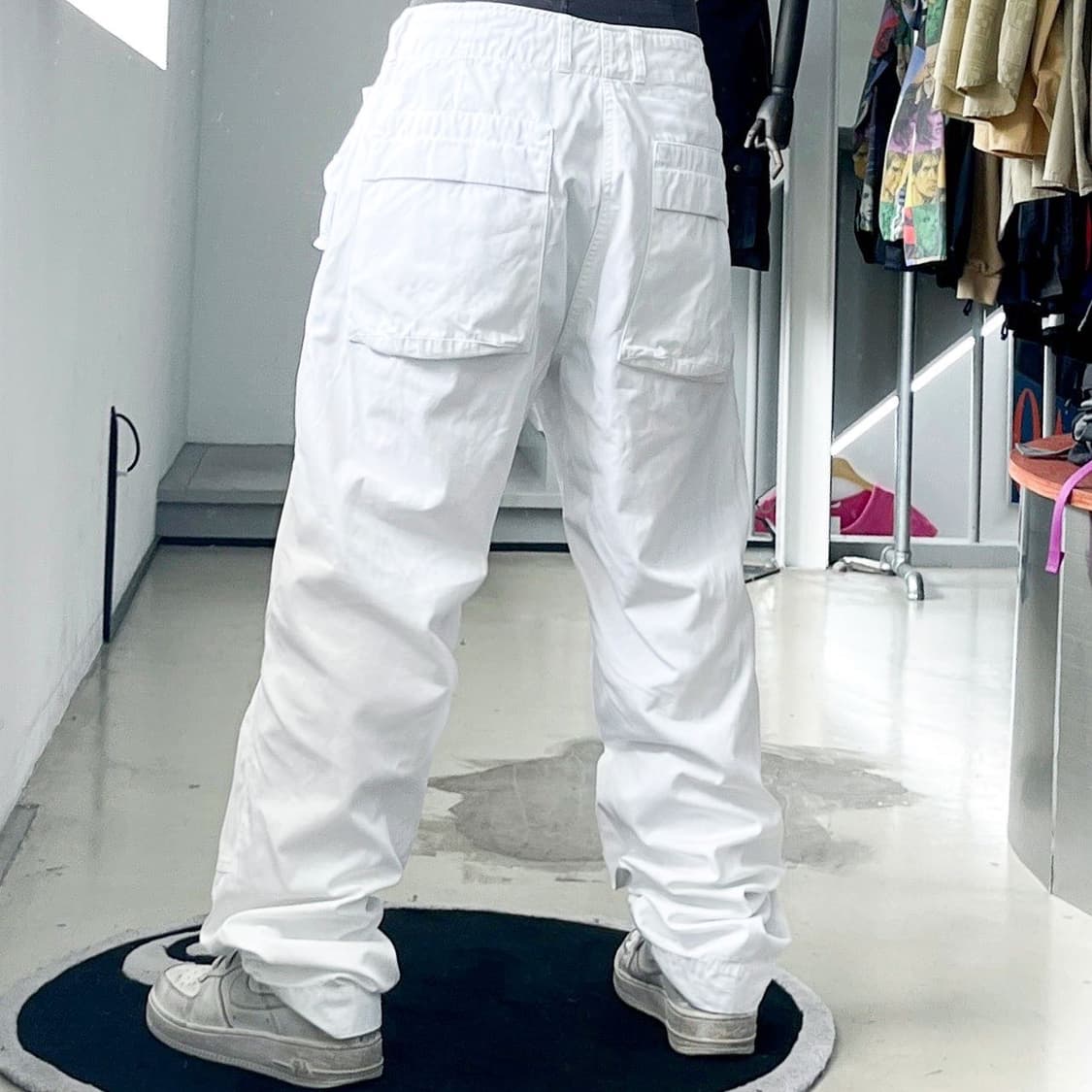 폴로 스포츠 화이트 더블니 카고팬츠 상품이미지2