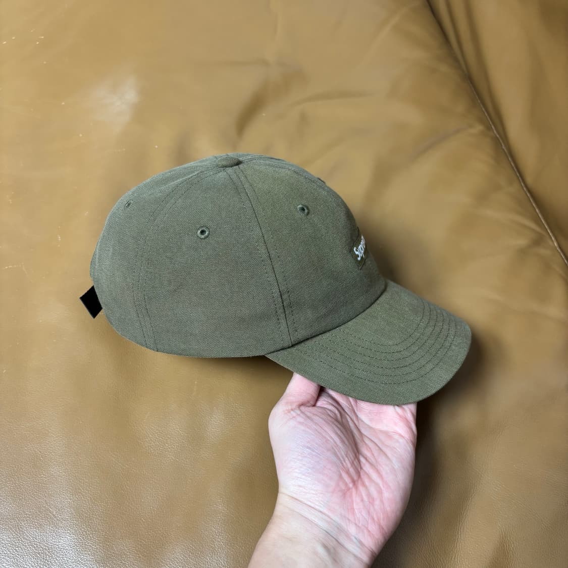 슈프림 6패널 볼캡 모자 코듀라 올리브 상품이미지3