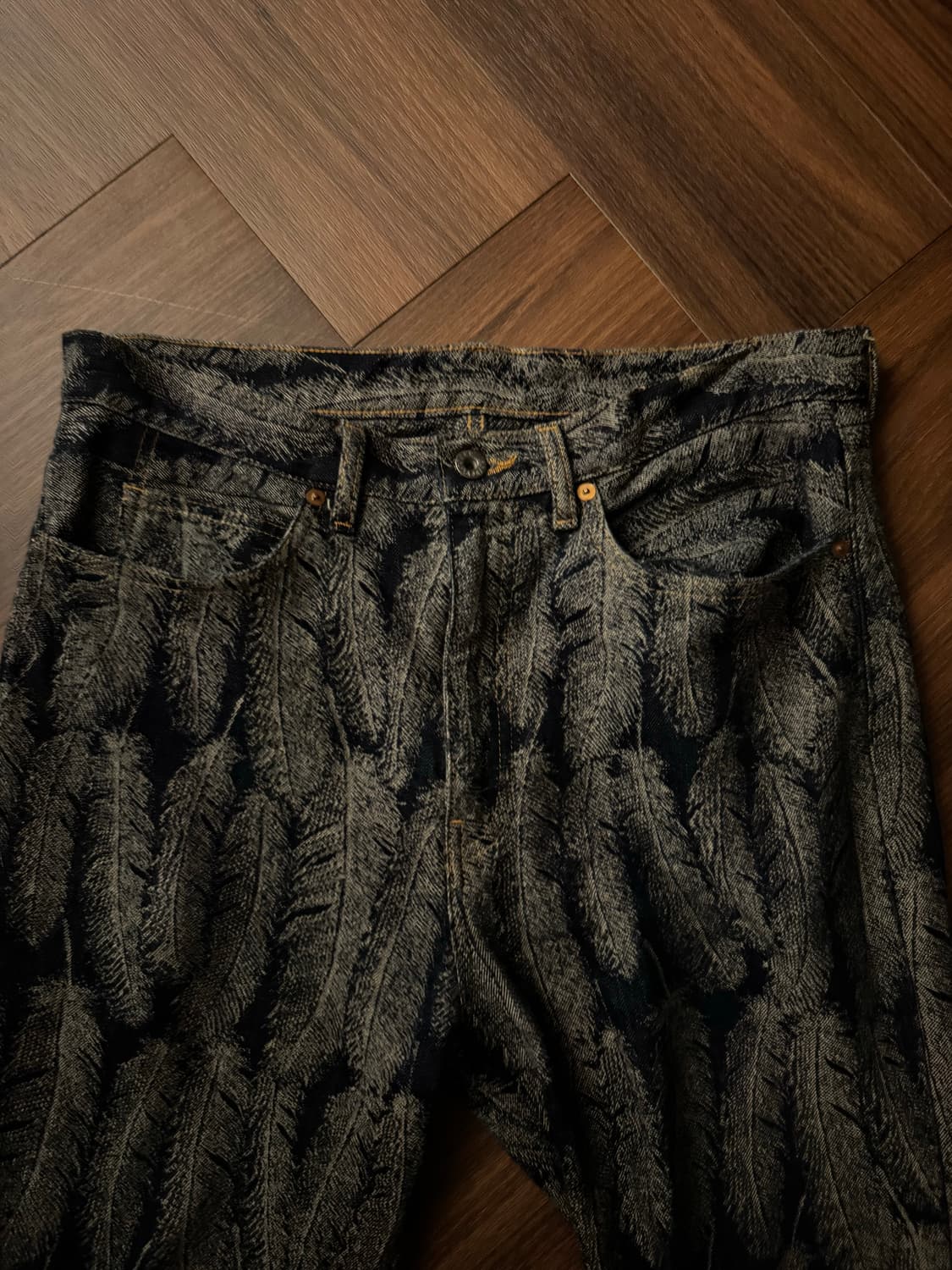 캐피탈 페더 12온즈 맥파이 데님 오카벨보 다크 인디고 34 상품이미지2