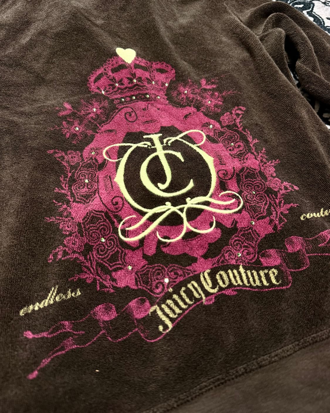 Juicy Couture velvet hoodie 상품이미지4