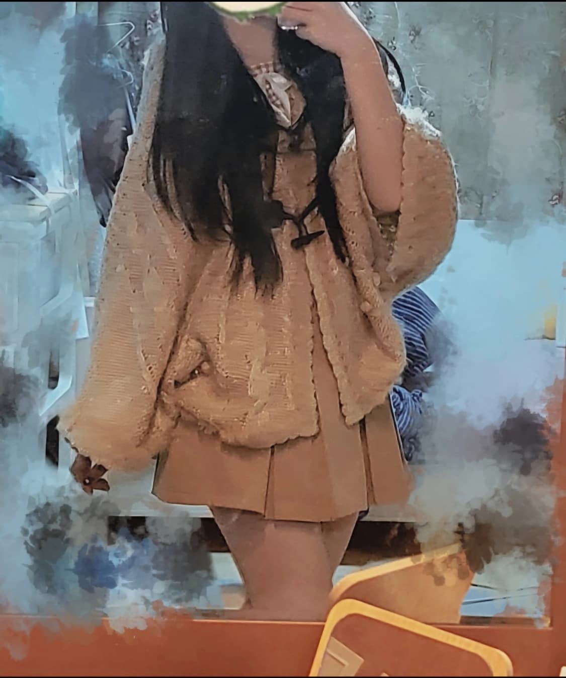 대대장 빈티지 모리걸 떡볶이 케이프 나나미깔 상품이미지1