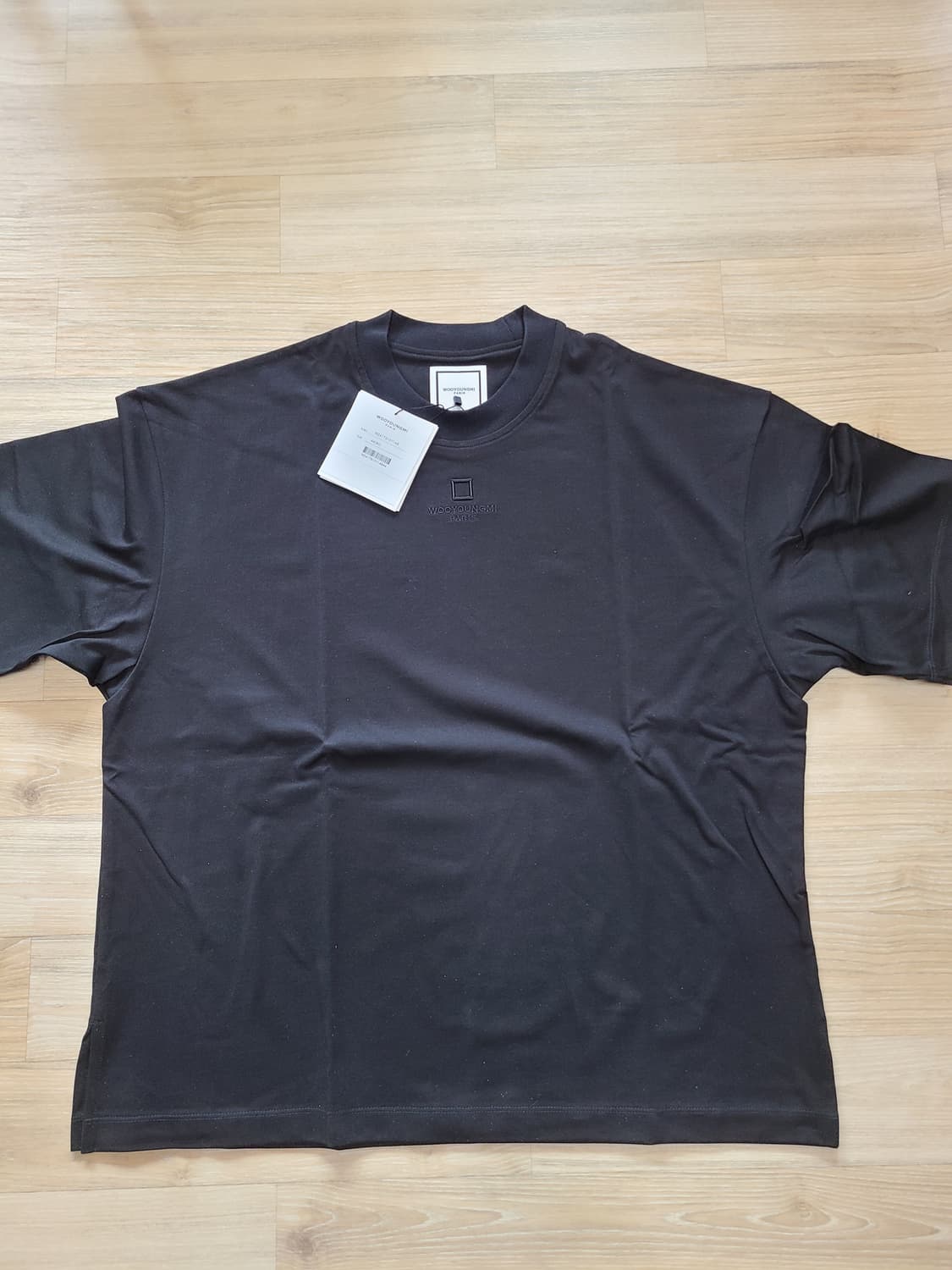 [정품/새상품] 우영미 오버핏 블랙 티셔츠 상품이미지1