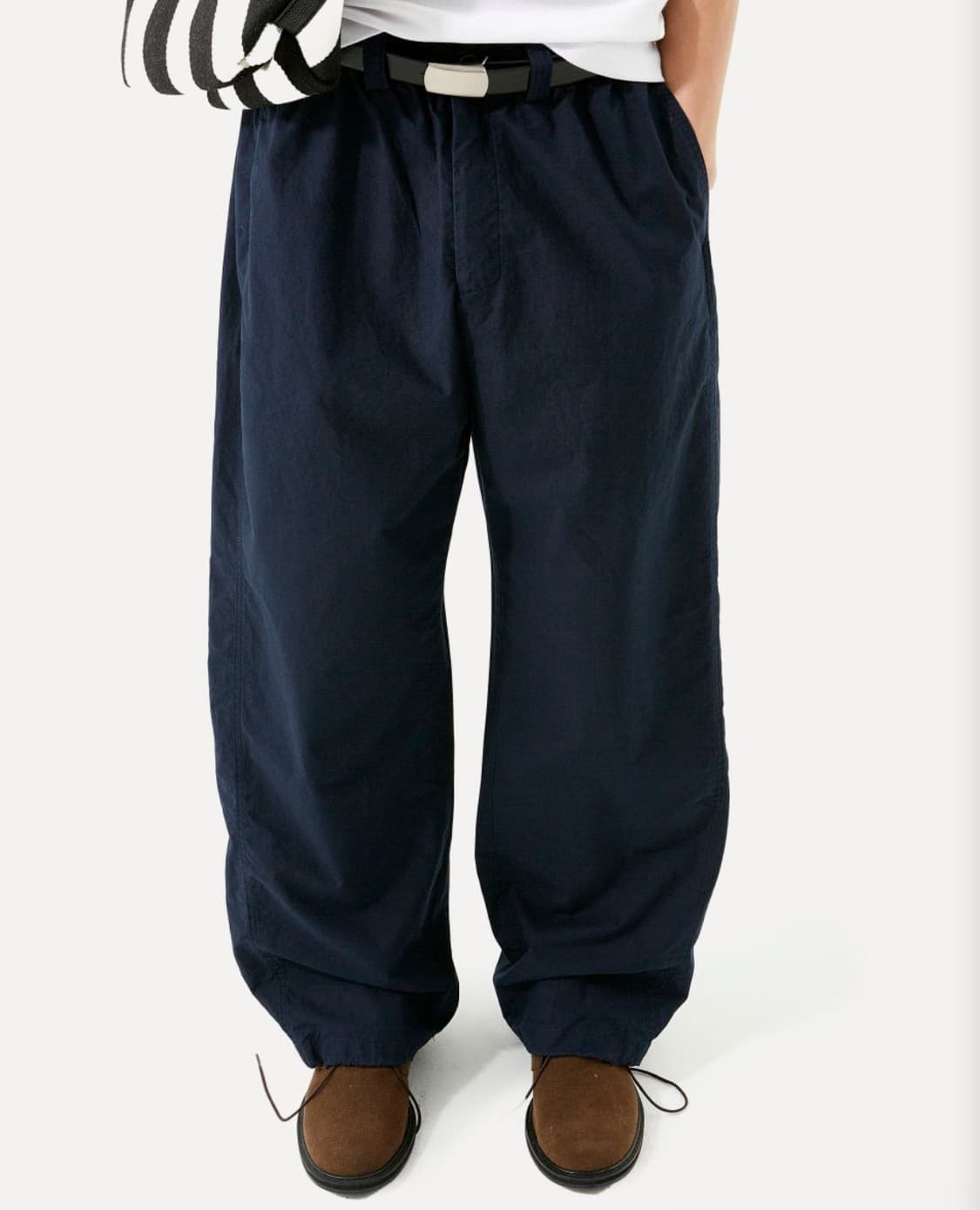 라벨아카이브 Sonnet ease-fit pants navy 3사이즈 새 상품이미지3