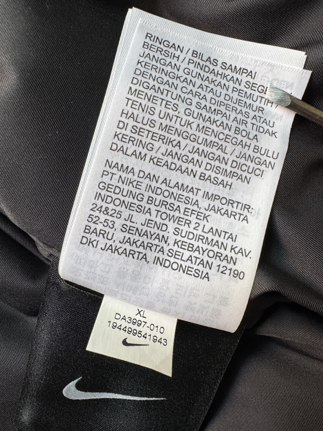 나이키 x 드레이크 녹타 푸퍼 패딩  자켓  블랙 Nike NOCTA  상품이미지9