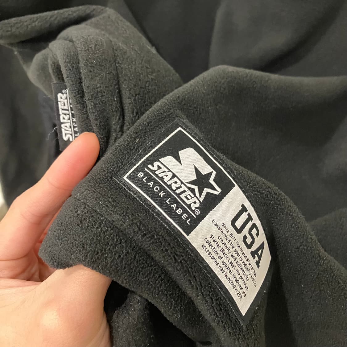 198 스타터 아노락 반집업 플리스 맨투맨 상품이미지5