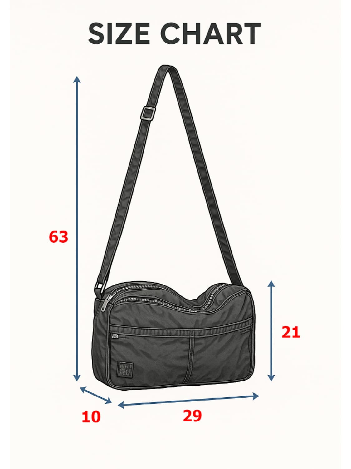 버커루 빈티지 워싱 숄더백 상품이미지5