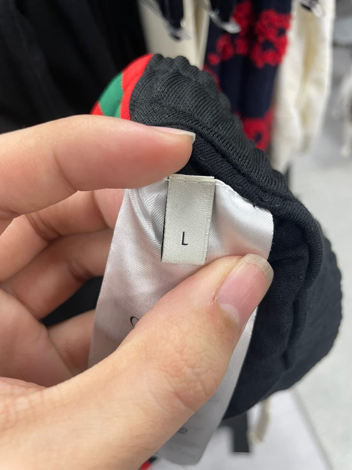 [L] 구찌 삼선 트레이닝 바지 상품이미지2