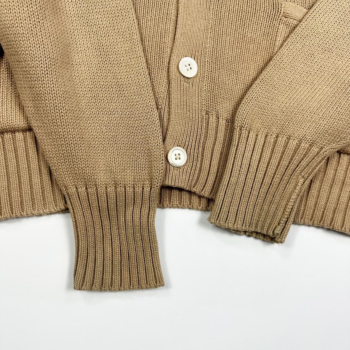 폴로 랄프로렌 포니 베이지 니트 가디건 (실측 L) 상품이미지4