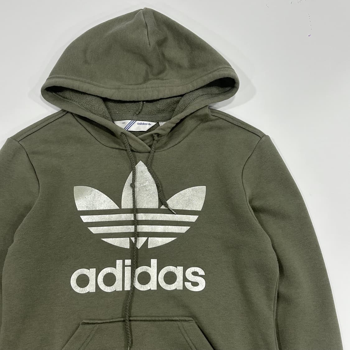 Adidas 아디다스 파이어로고 카키 후드티 상품이미지4