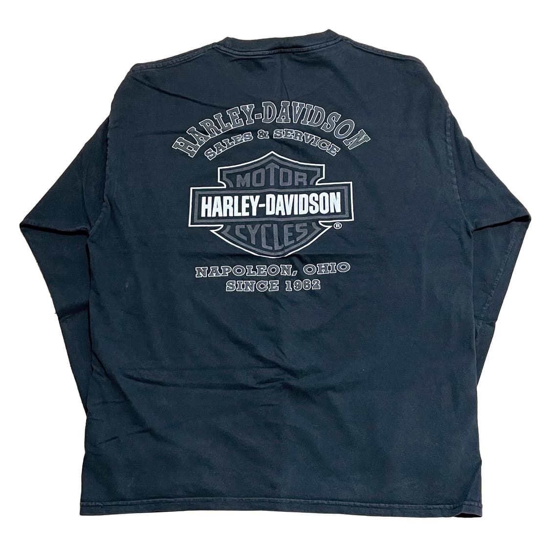 [L] 할리데이비슨 블루 플레임 롱슬리브 상품이미지2