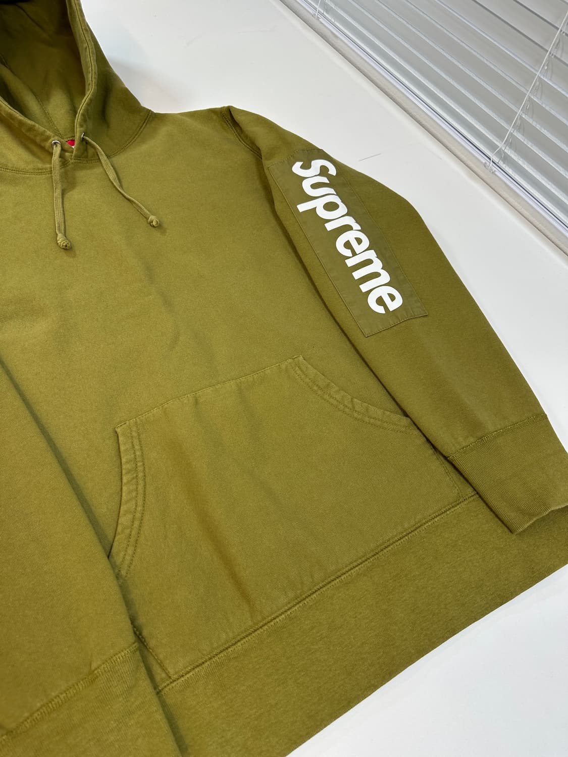 Supreme 슈프림 슬리브 패치 후드 M 상품이미지1