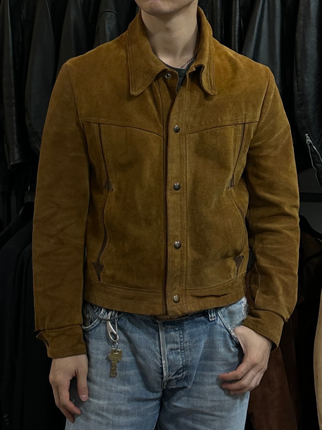 80's 빈티지 Sears 시어스 스웨이드 웨스턴 자켓 상품이미지3