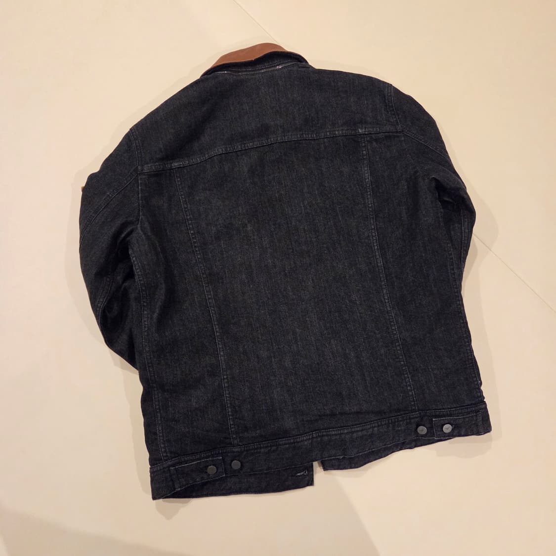 [48] 엠포리오 아르마니 데님 레더 자켓 상품이미지2