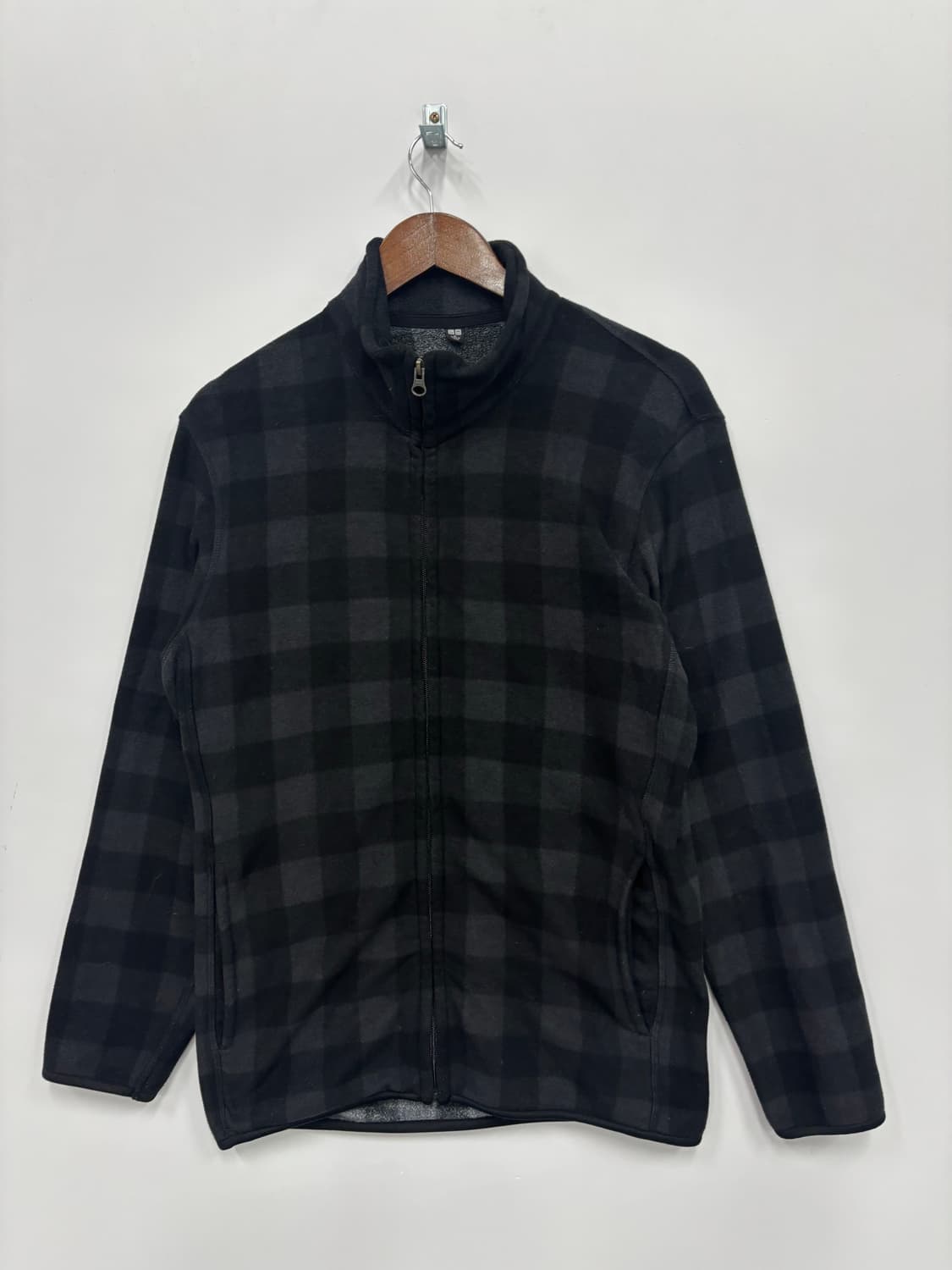 유니클로 체크 후리스 상품이미지1