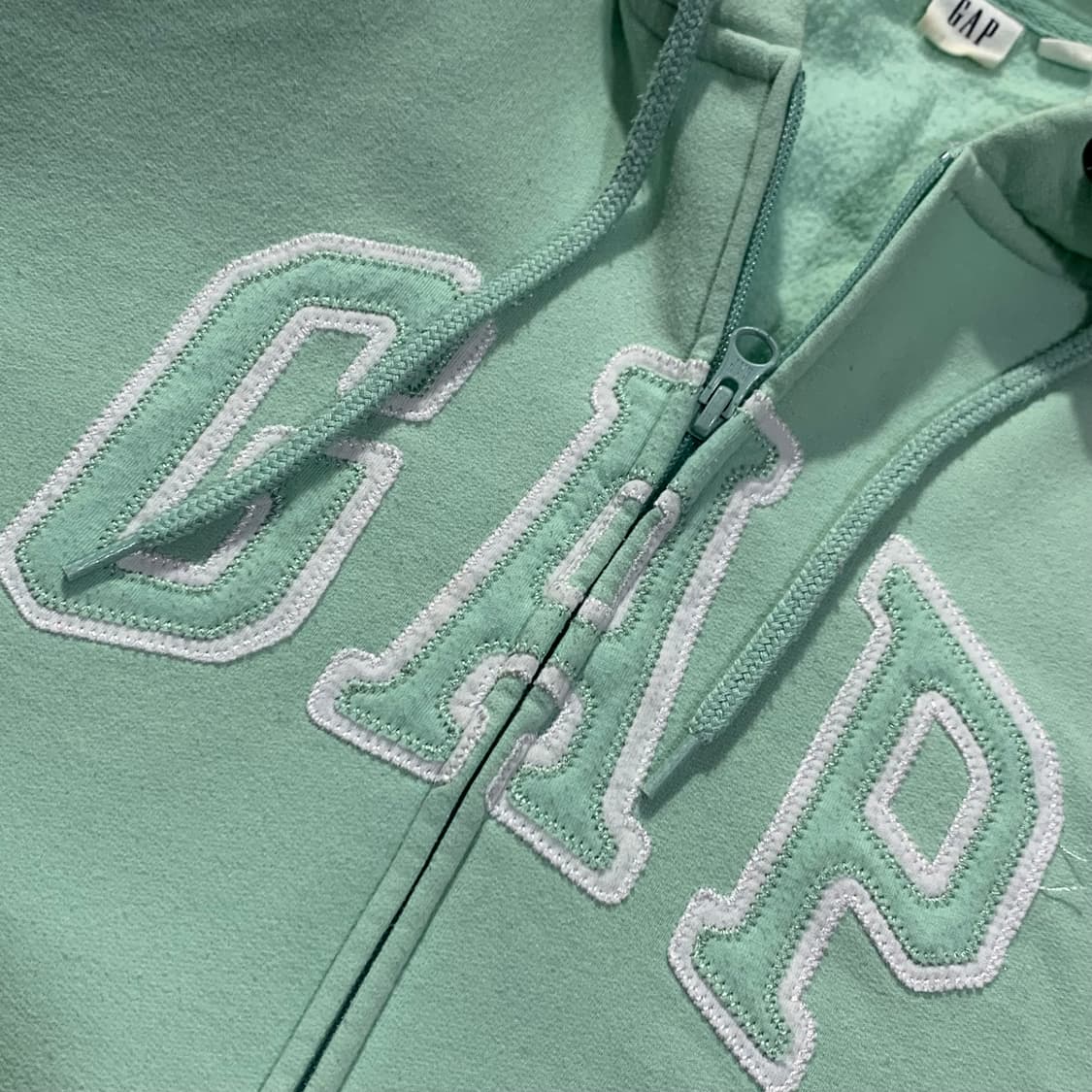갭 라이트 민트 후드집업 상품이미지3