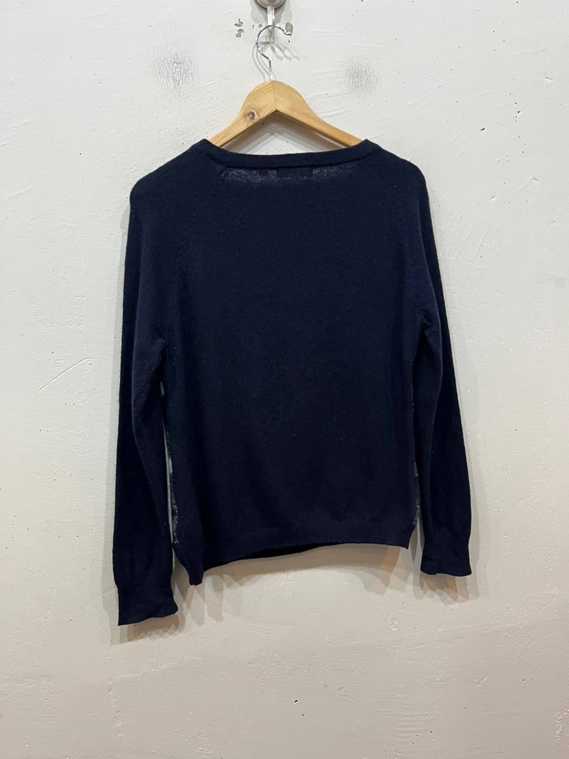 니코앤드 카모플라쥬 울 니트 우먼즈 네이비 상품이미지3