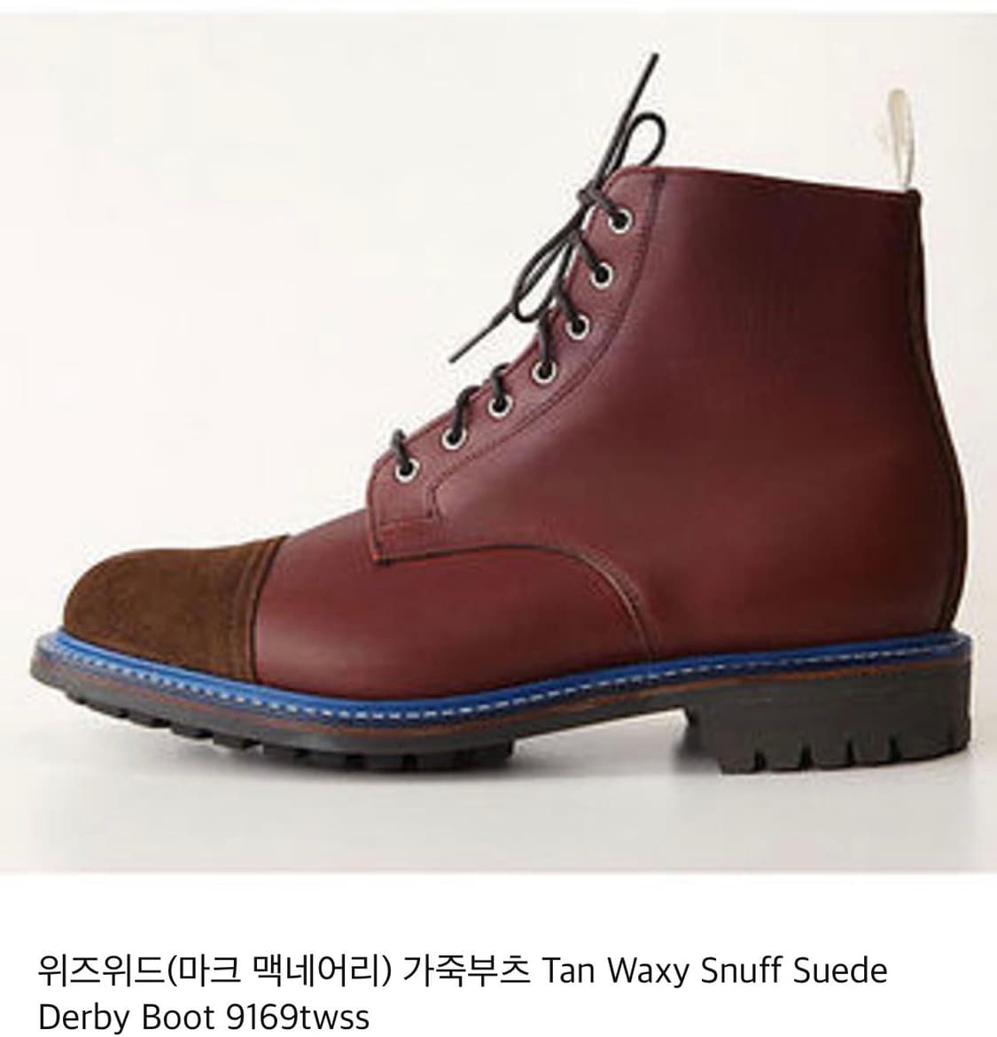 마크 맥네어리 Tan Waxy Snuff Suede Derby Boot  상품이미지1