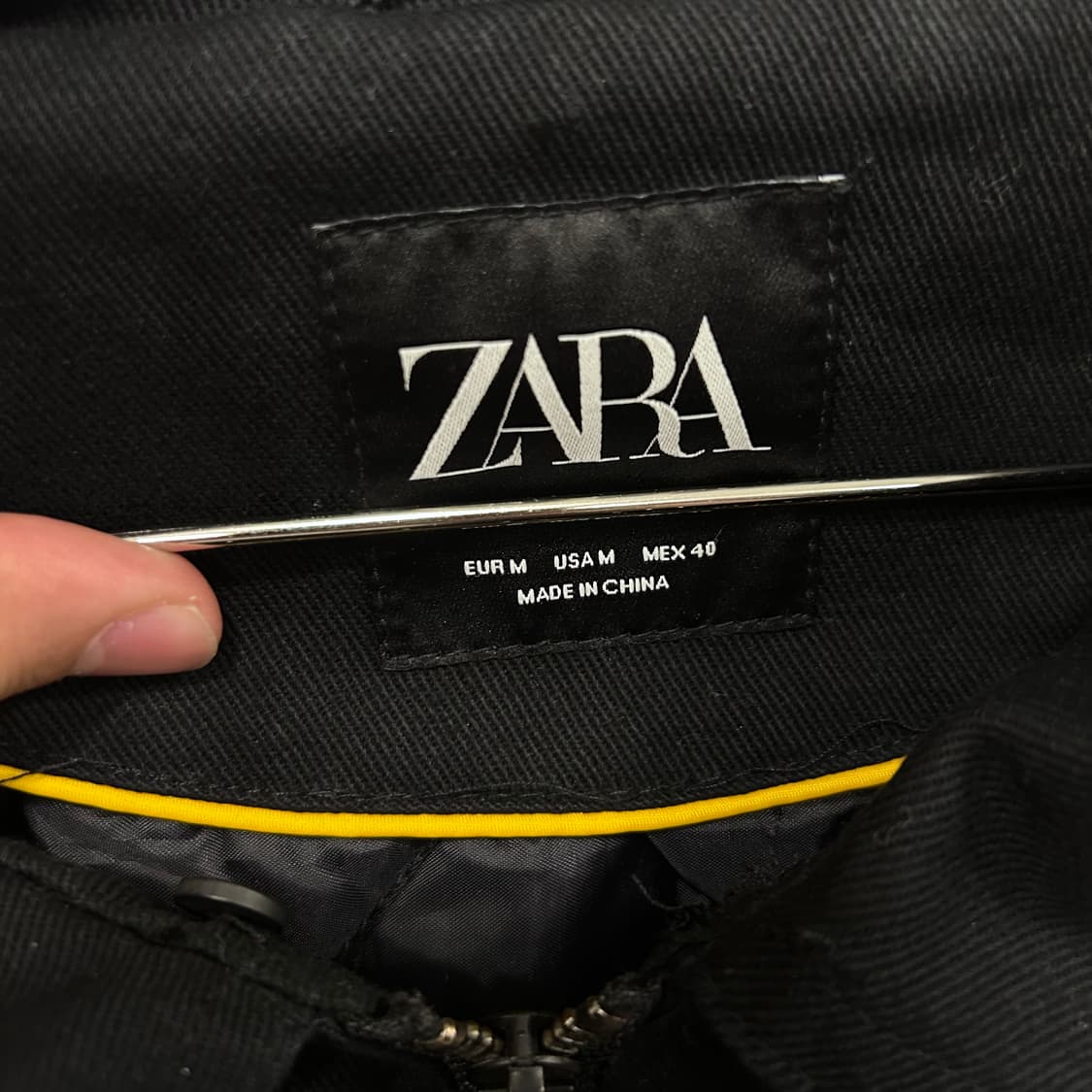 자라 맨즈 이너퀼팅 헤비코튼 트러커 워크자켓 상품이미지3