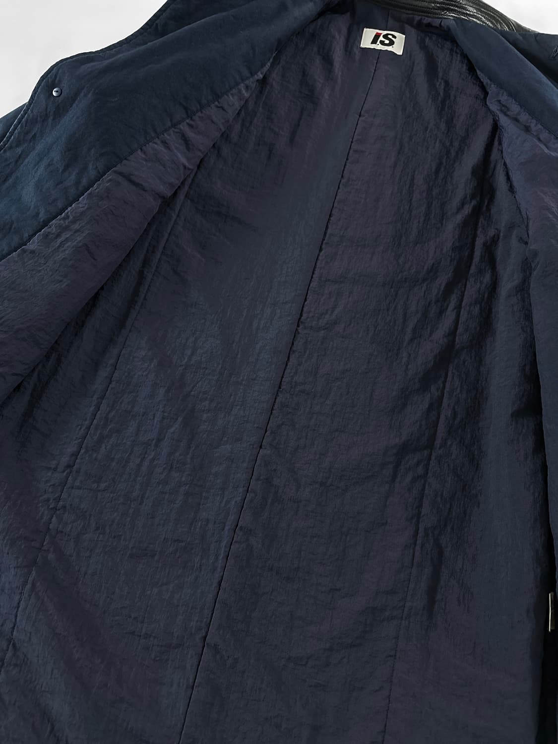 (Rare)80s 이세이 미야케 스포츠 레더 디테일 코트 상품이미지8