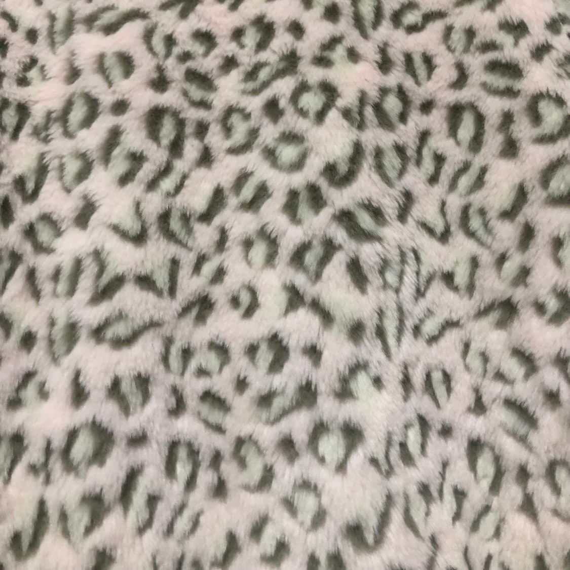 메조피아노 호피 핑크 퍼자켓 레오파드 갸루 양산형 히메 딸기우유 상품이미지4