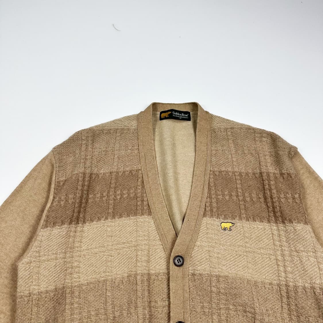 골든베어 재팬 베이지 니트 가디건 (M) 상품이미지1