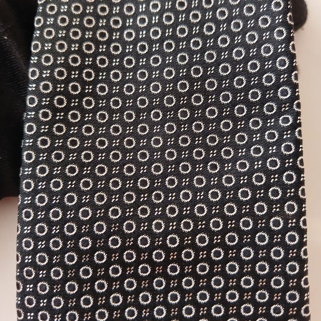 지이크 실크 마이크로 패턴 슬림 넥타이 7.5cm 새제품 A18976
 상품이미지5