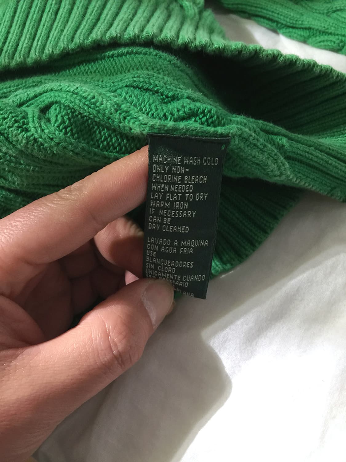 (WOMAN) 폴로랄프로렌 반집업 니트 스웨터 L 상품이미지5