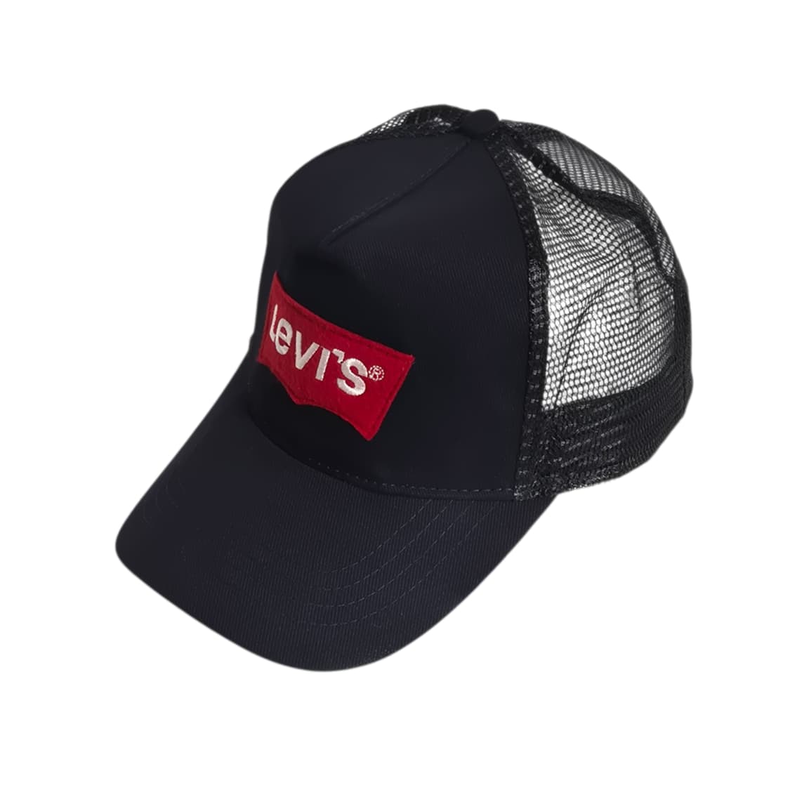 Levi's) 데드스탁 리바이스 배트윙 로고 트러커햇 검/빨 상품이미지2