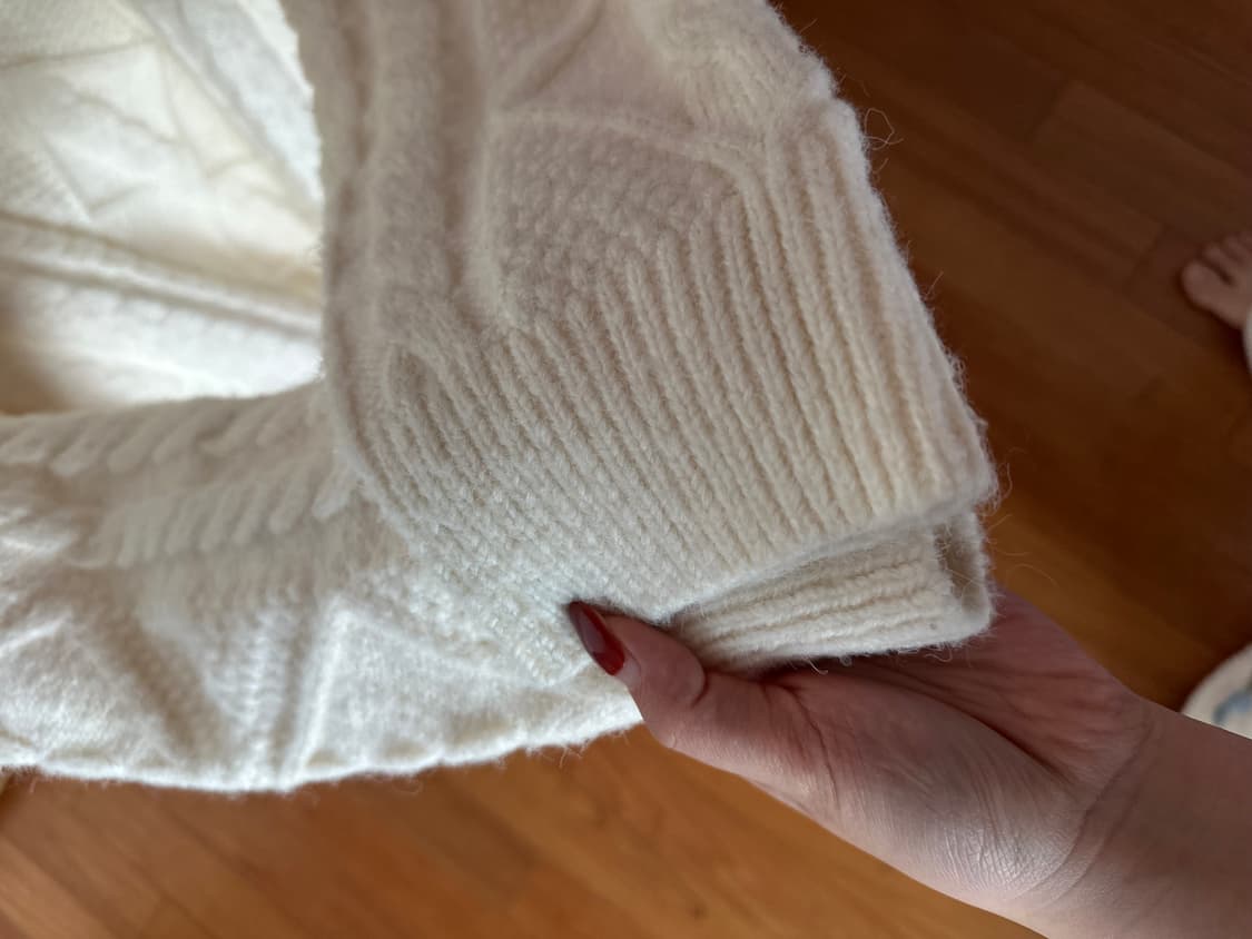 미치코런던 케이블 니트 상품이미지2