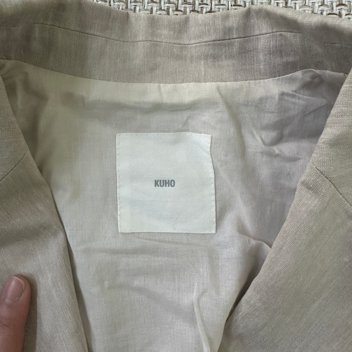 81-90-155 구호 코튼 린넨 자켓 0326D 상품이미지2