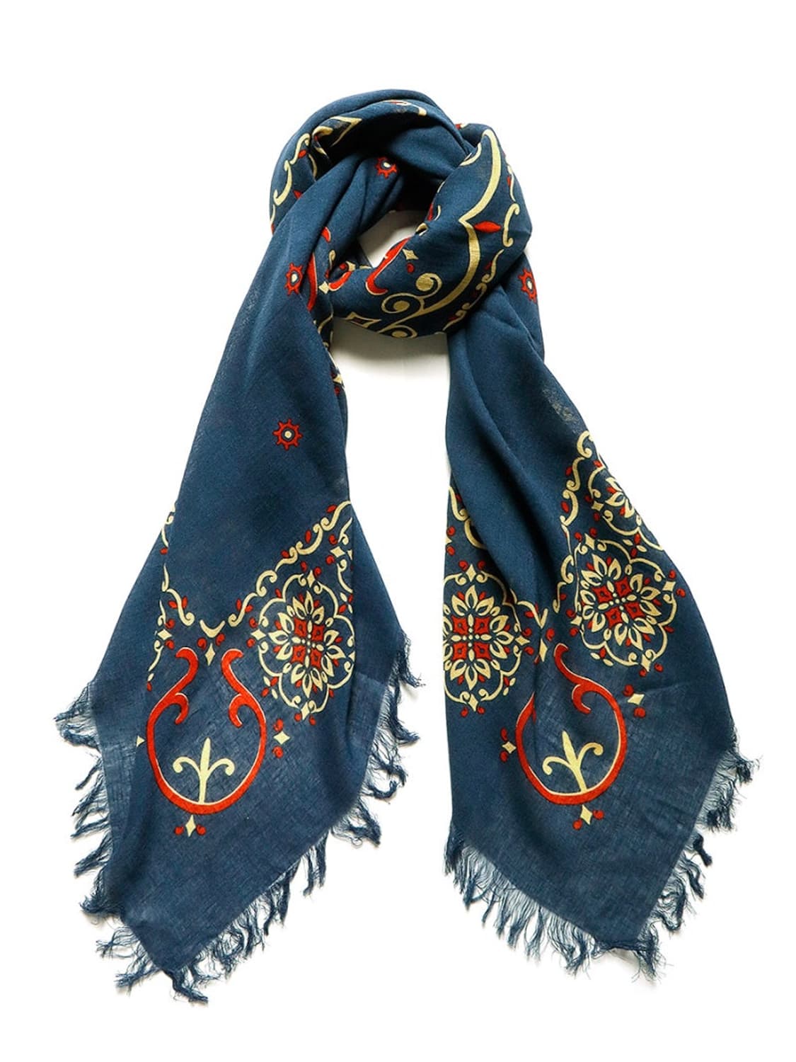 캐피탈 레이온 프린지 스툴 스카프 상품이미지2