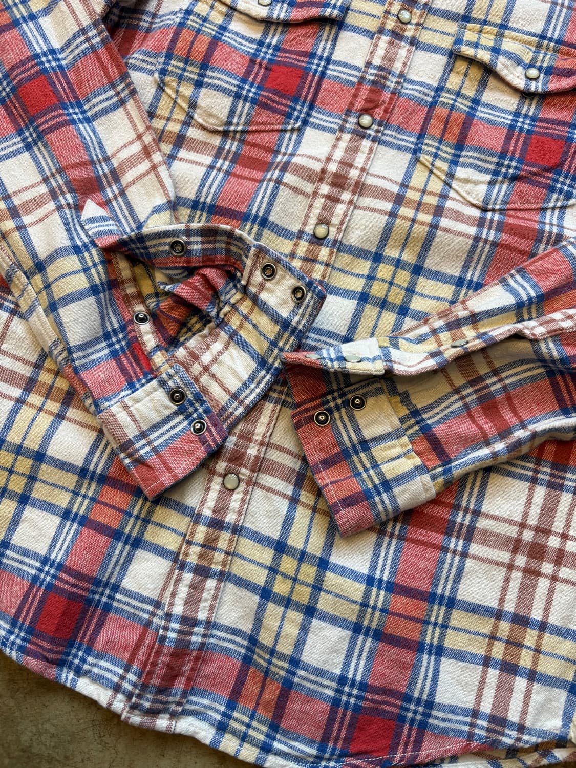 00s 올드 갭 GAP 웨스턴 체크 셔츠 상품이미지3